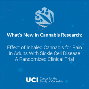 Effect of Inhaled Cannabis for Pain in Adults With Sickle Cell Disease A Randomized Clinical Trial